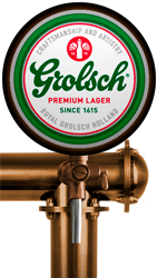 cerveza de tirador Grolsch tipo pilsen en pregos