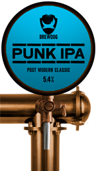 cerveza de tirador Punk IPA en pregos